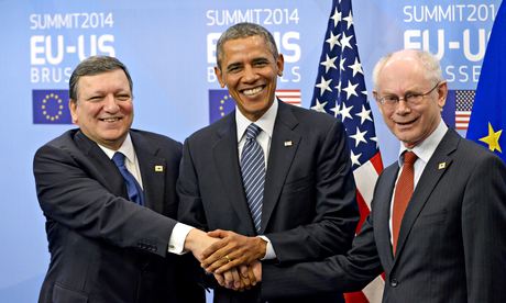 US president Barack Obama at EU summit